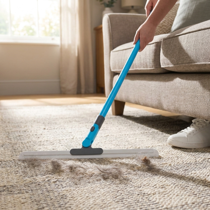 CLEANROLL – Manual Rug Sweeper for Fast and Convenient Cleaning