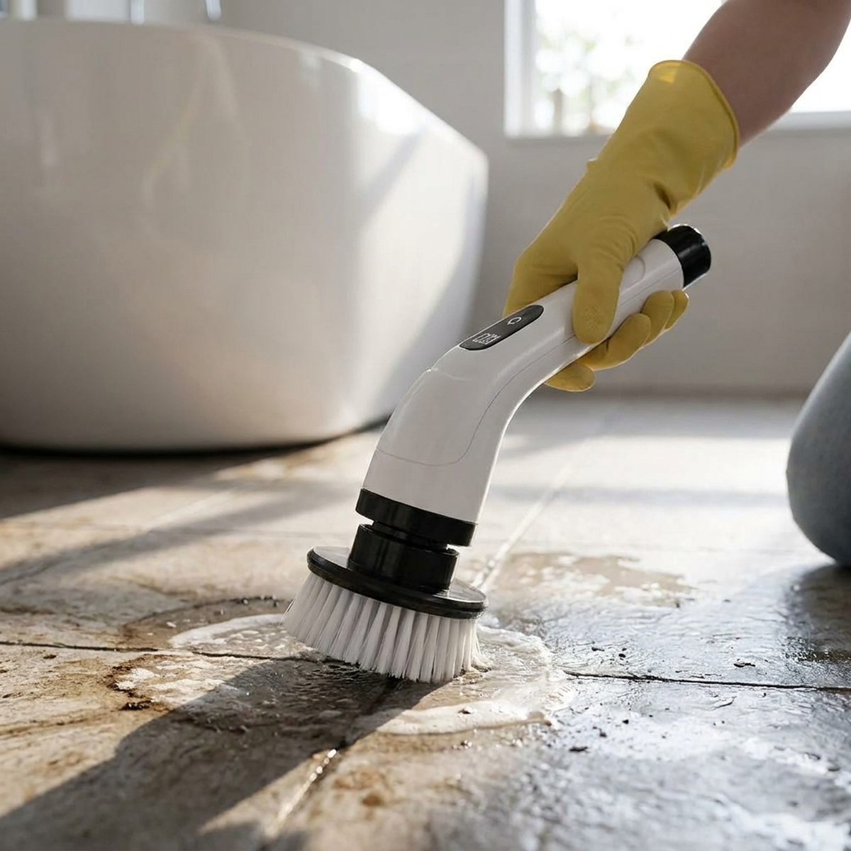 SCRUBORA – Cordless Electric Cleaner for Easy Stain Removal