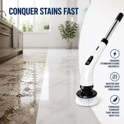 SCRUBORA – Cordless Electric Cleaner for Easy Stain Removal