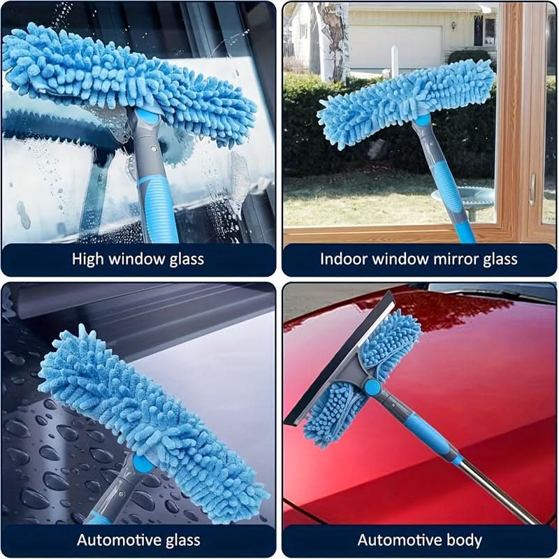 SKYSHINE - Extendable window cleaning kit for streak-free results