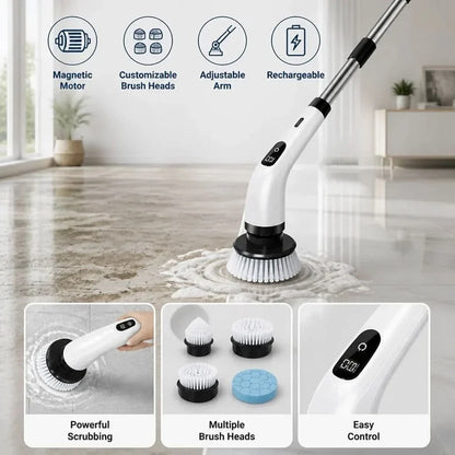 SCRUBORA – Cordless Electric Cleaner for Easy Stain Removal