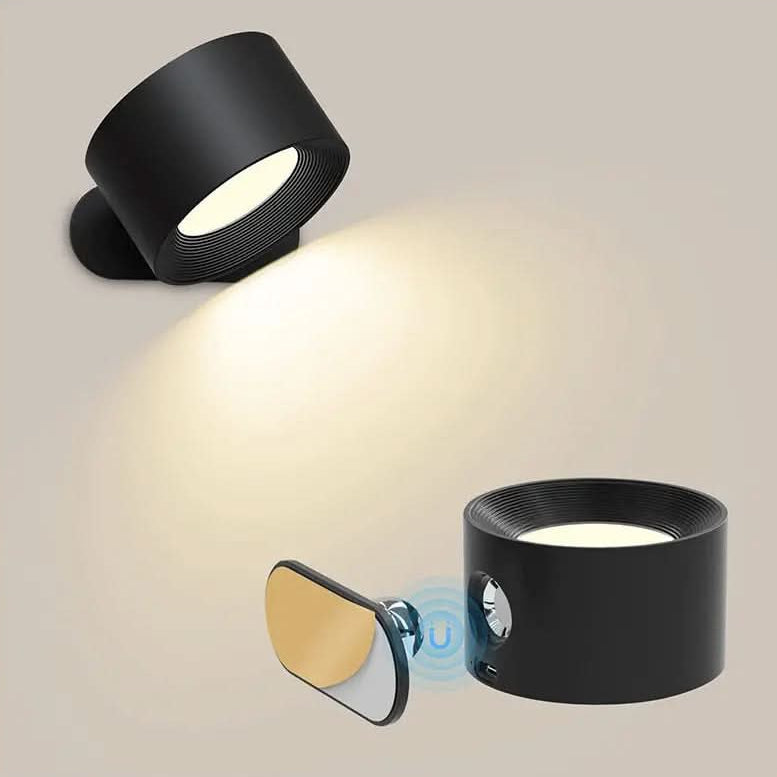 Trådløs LED væglampe med magnetisk 360 graders holder og touch