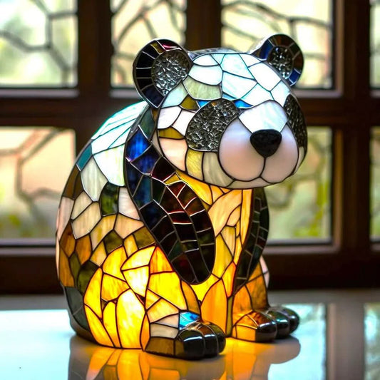 Lazotree | Kunstnerisk bordlampe i glas med dyremotiv til hyggelig stemning