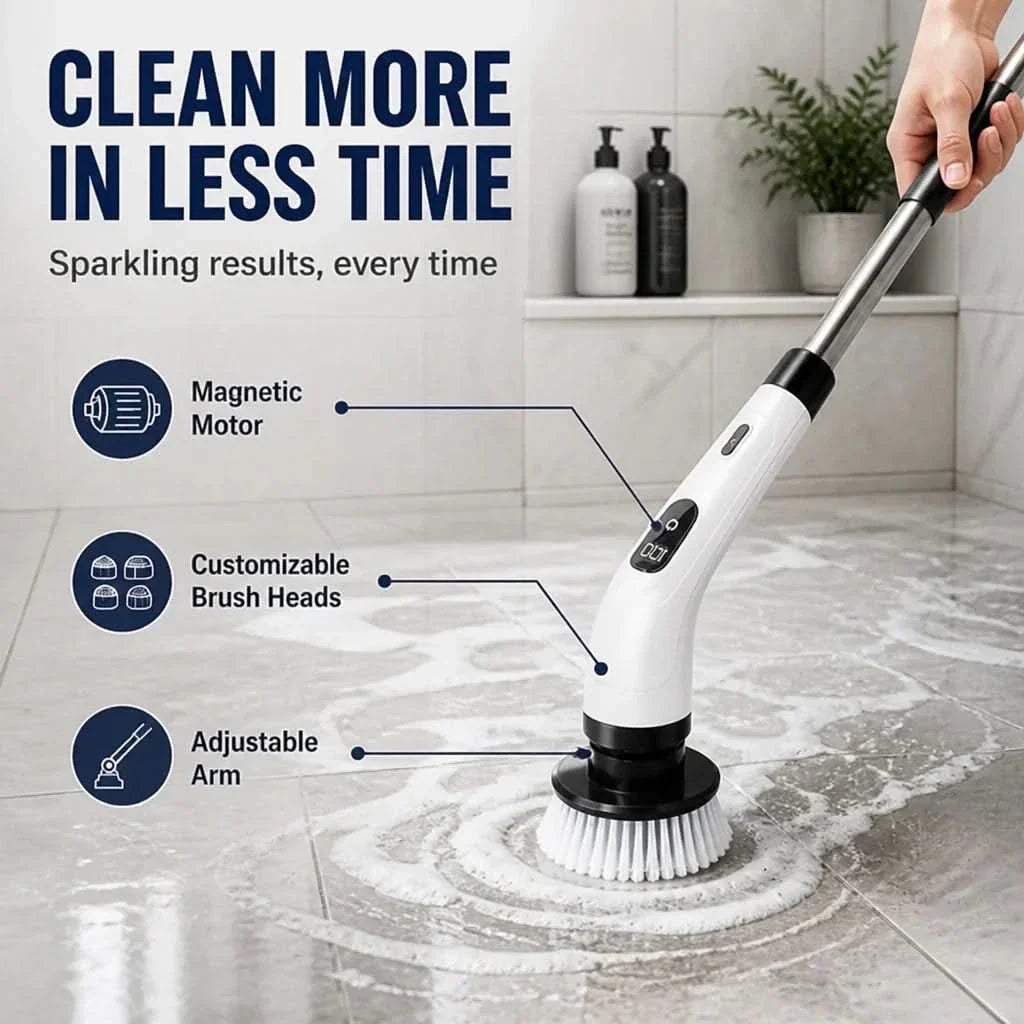 SCRUBORA – Cordless Electric Cleaner for Easy Stain Removal