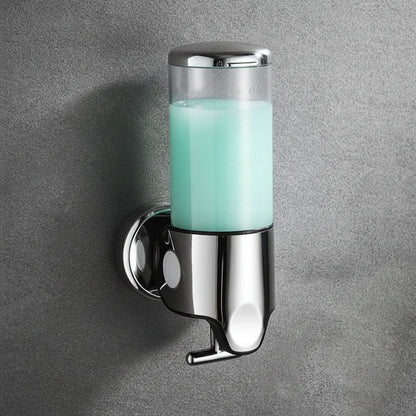 Vægmonteret sæbedispenser i rustfrit stål med 500 ml beholder