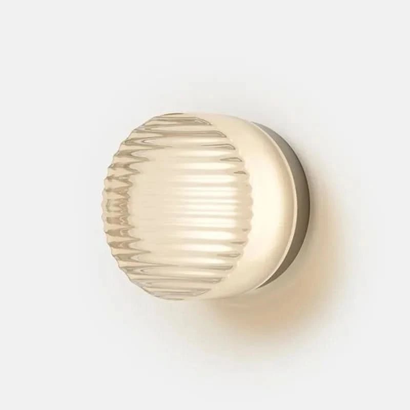Dæmpbar væglampe i aluminium med varmhvidt LED-lys til hjemmet