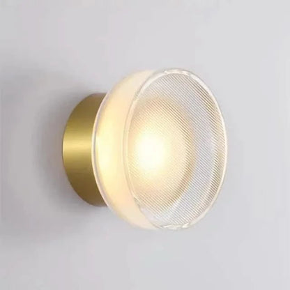 Dæmpbar væglampe i aluminium med varmhvidt LED-lys til hjemmet