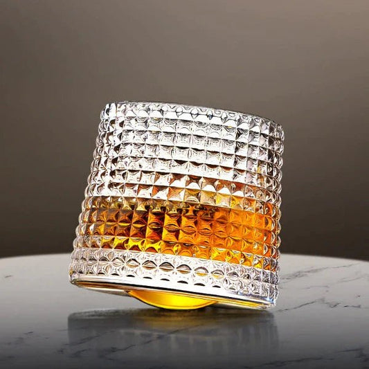 Lazotree | Drejelige whiskyglas i blyfrit krystal med gaveæske til whiskyelskere