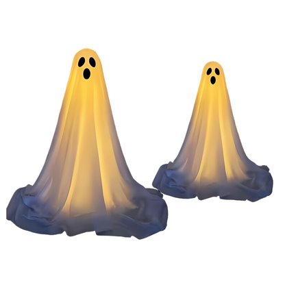 Lysende LED-spøgelse til halloweenpynt inde og ude i 120 cm